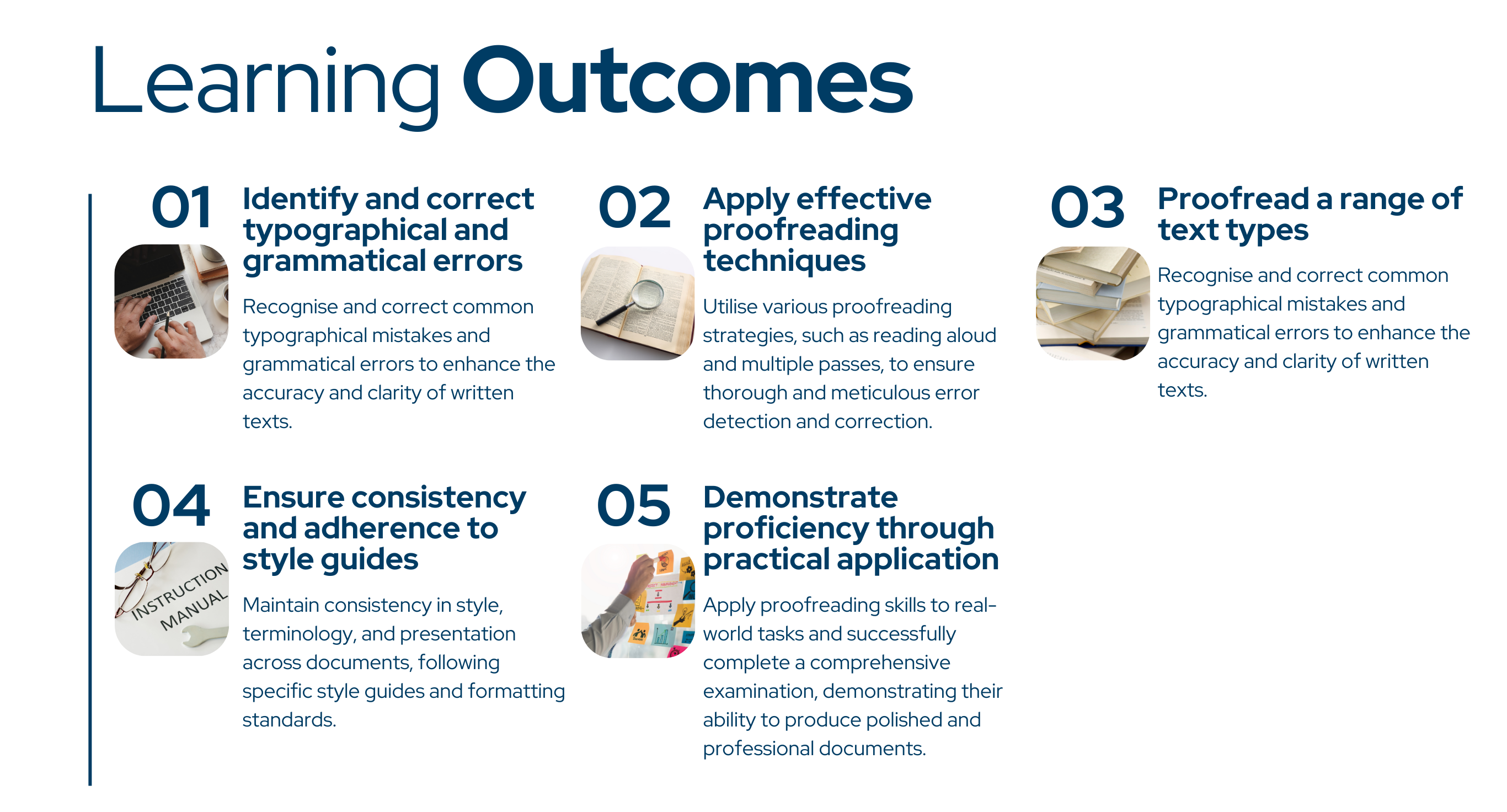 Certified Professional Proofreader Course - Learning Outcomes